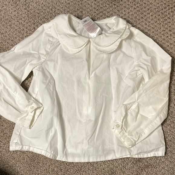 Jacadi White Kids Blouse - Picture 1 of 5
